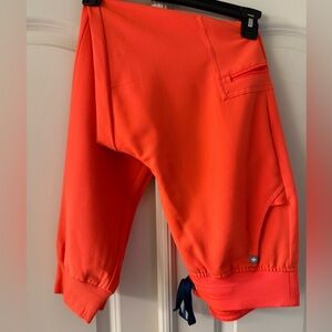 FIGS Fiery Coral Zamora High Waisted- Tall Jogger Scrub Pant